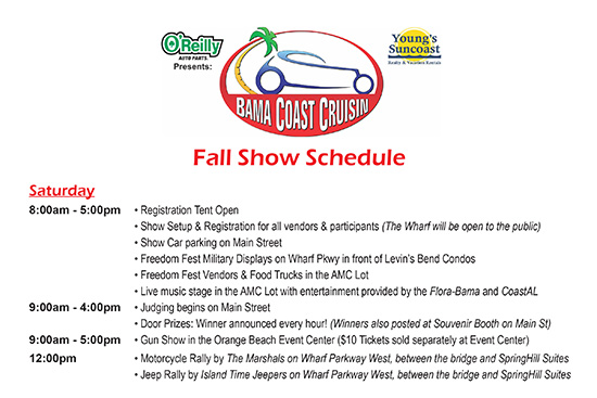 Show Schedule 2025 FALL